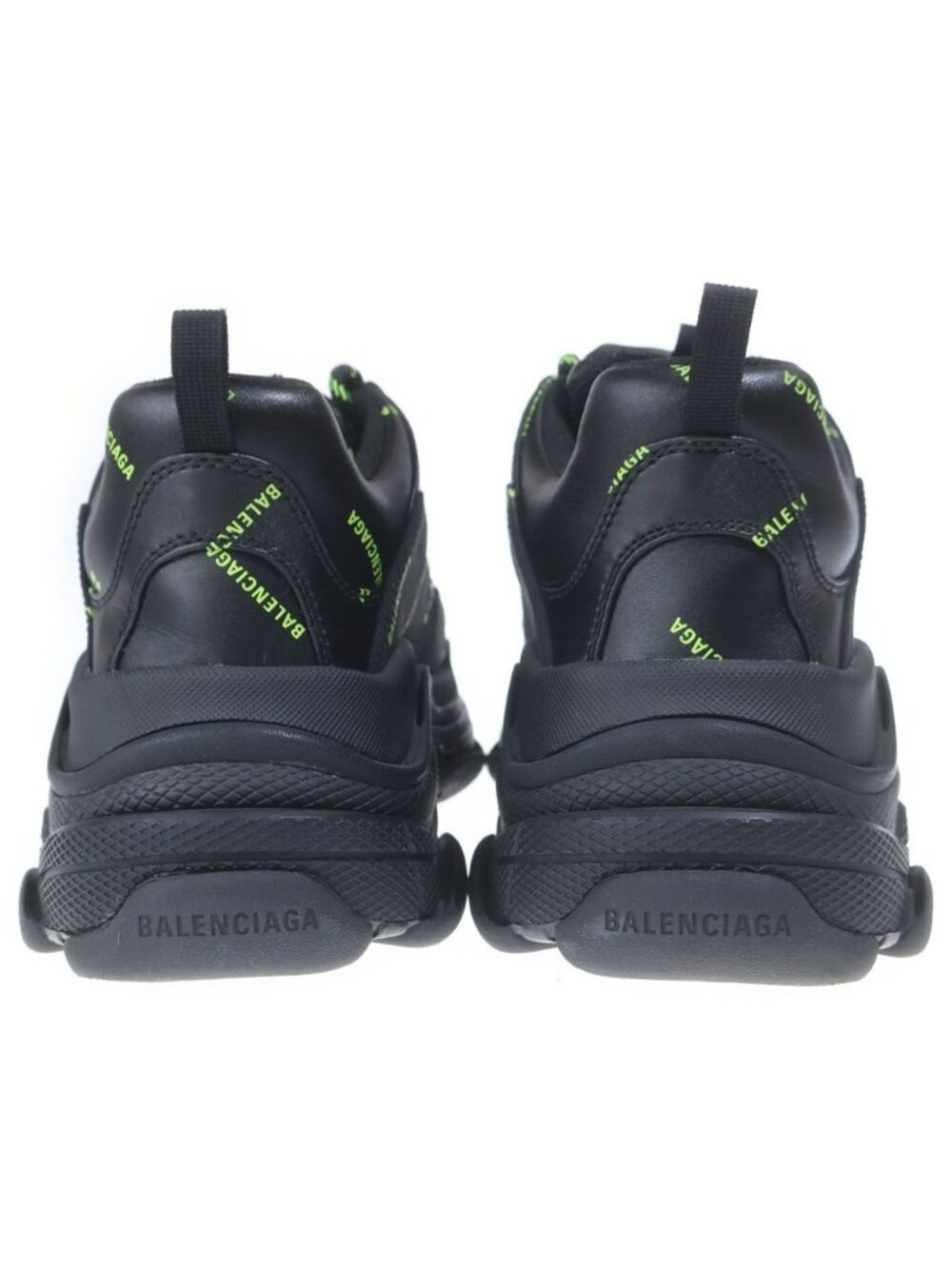 Balenciaga Triple S Sneaker Allover Logo S Low Cut Sneakers Black - Picture 3 of 6